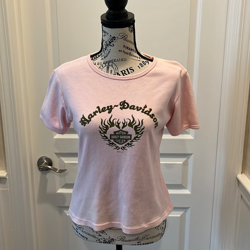 Auburn California Harley-Davidson Pink T-Shirt